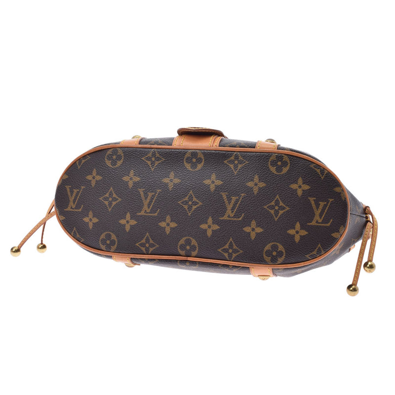 LOUIS VUITTON ルイヴィトン モノグラム テダGM ブラウン M92399 レディース モノグラムキャンバス ハンドバッグ Bランク 中古 銀蔵