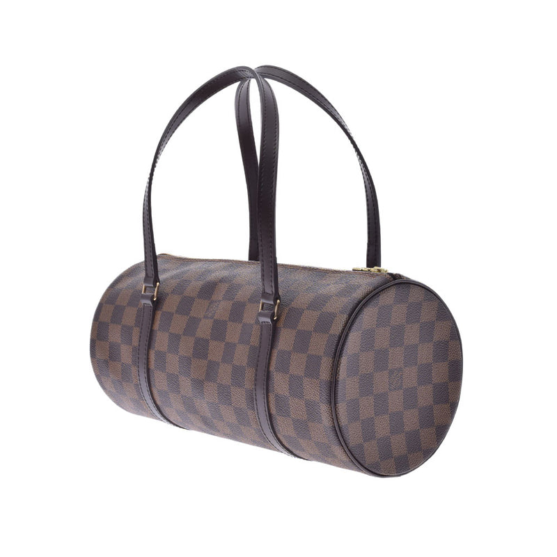 LOUIS VUITTON ルイヴィトン ダミエ パピヨンGM ブラウン N51303 レディース ダミエキャンバス ハンドバッグ Aランク 中古 銀蔵