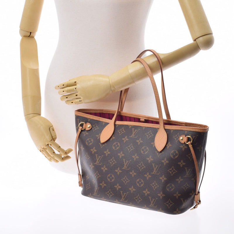 LOUIS VUITTON ルイヴィトン モノグラム ネヴァーフル PM ピヴォワンヌ M41245 レディース モノグラムキャンバス ハンドバッグ ABランク 中古 銀蔵