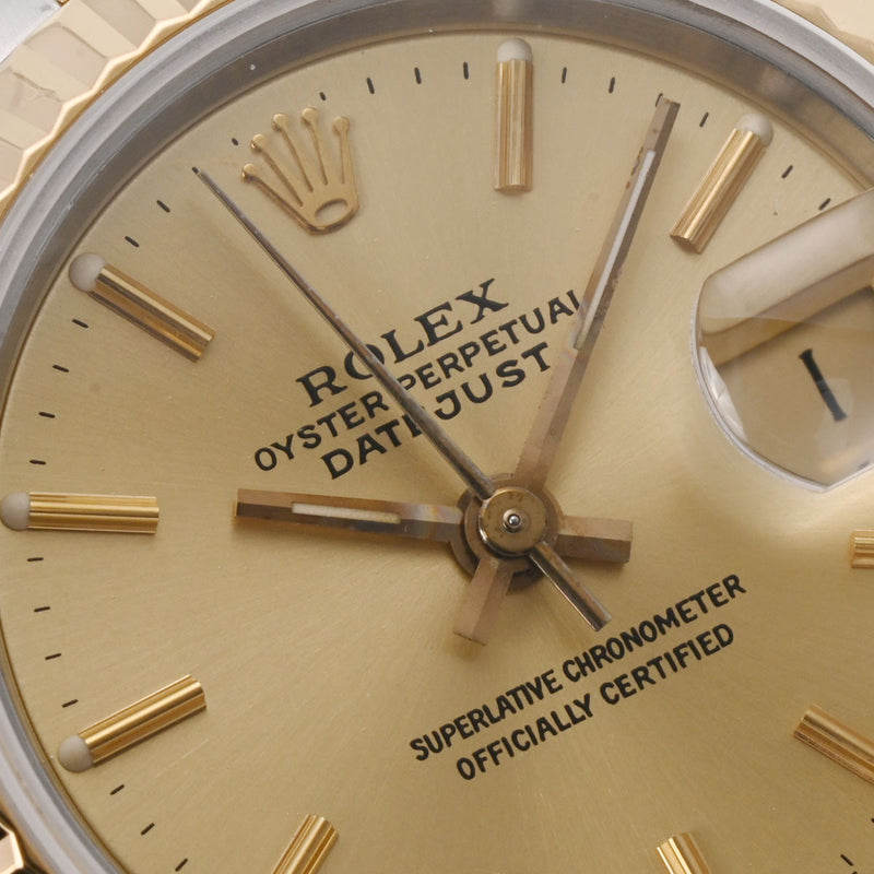 ROLEX ロレックス デイトジャスト 69173 レディース YG/SS 腕時計 自動巻き シャンパン文字盤 Aランク 中古 銀蔵