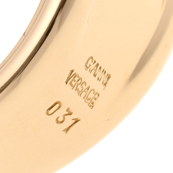 GIANNI VERSACE ジャンニ・ヴェルサーチ グレカ リング ダイヤ0.31ct 11号 レディース 18Kイエローゴールド リング・指輪 Aランク 中古 銀蔵