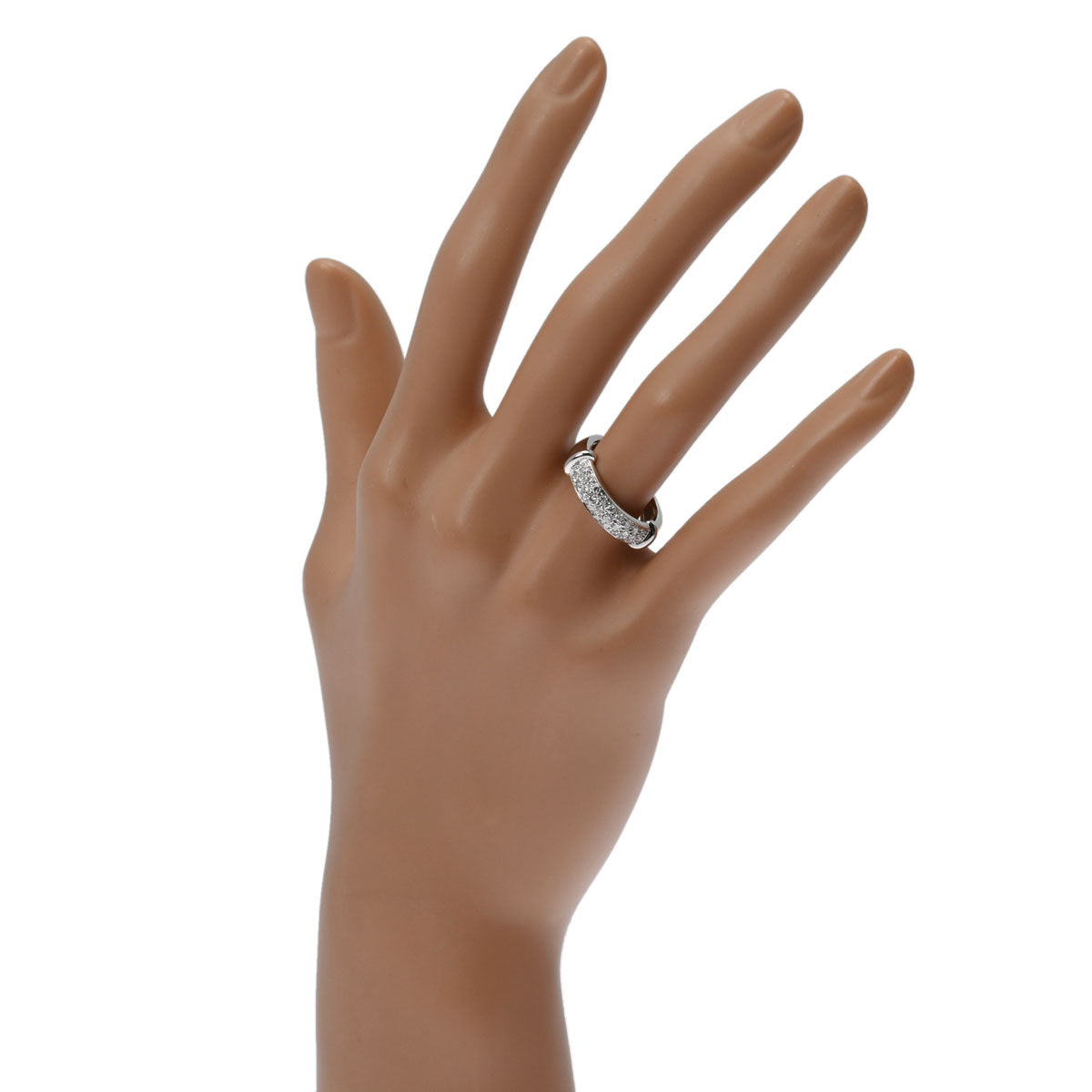 モニッケンダムダイヤ 0.48ct レディース K18ホワイトゴールド リング 