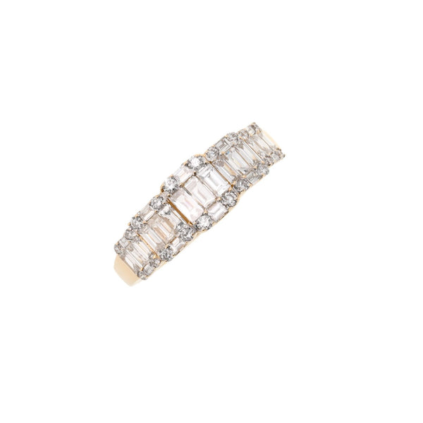 その他 ROCCA/ロッカ ダイヤ0.73ct 0.18ct  13号 レディース K18イエローゴールド リング・指輪 Aランク 中古 銀蔵