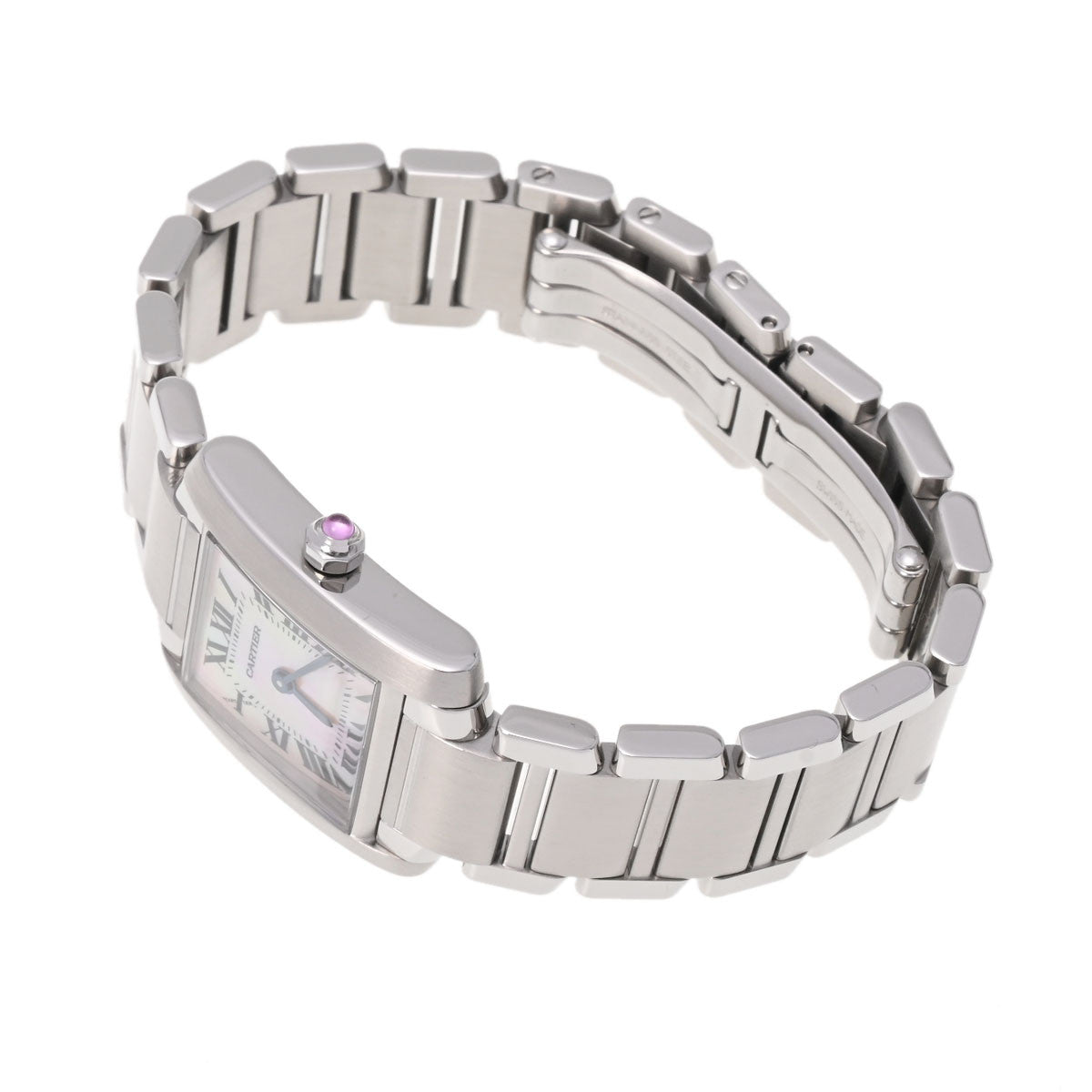カルティエ タンクフランセーズ SM W51028Q3 レディース 中古 腕時計 中古)CARTIER カルティエ タンク フランセーズ SM W51028Q3（商品ID