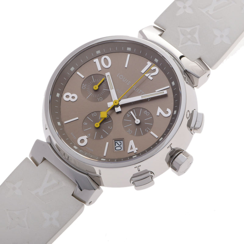 ルイヴィトンタンブール クロノグラフ メンズ 腕時計 Q1122 LOUIS 