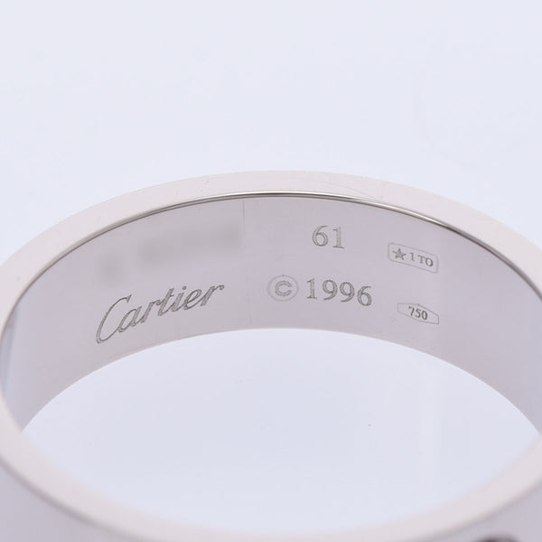 CARTIER カルティエ ラブリング #61 20号 メンズ K18ホワイトゴールド リング・指輪 Aランク 中古 銀蔵