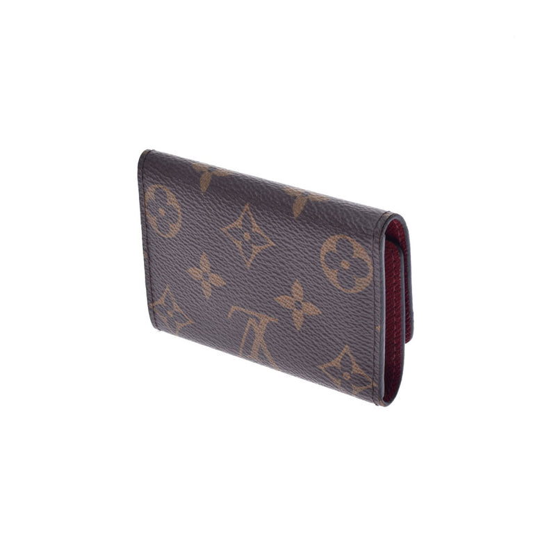 LOUIS VUITTON ルイヴィトン モノグラム ミュルティクレ 6 ブラウン/フューシャ M60701 ユニセックス モノグラムキャンバス キーケース ABランク 中古 銀蔵