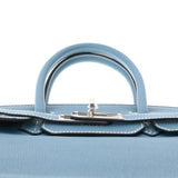 HERMES エルメス バーキン30 ブルージーン パラジウム金具 T刻印(2015年頃) レディース トゴ ハンドバッグ Aランク 中古 銀蔵