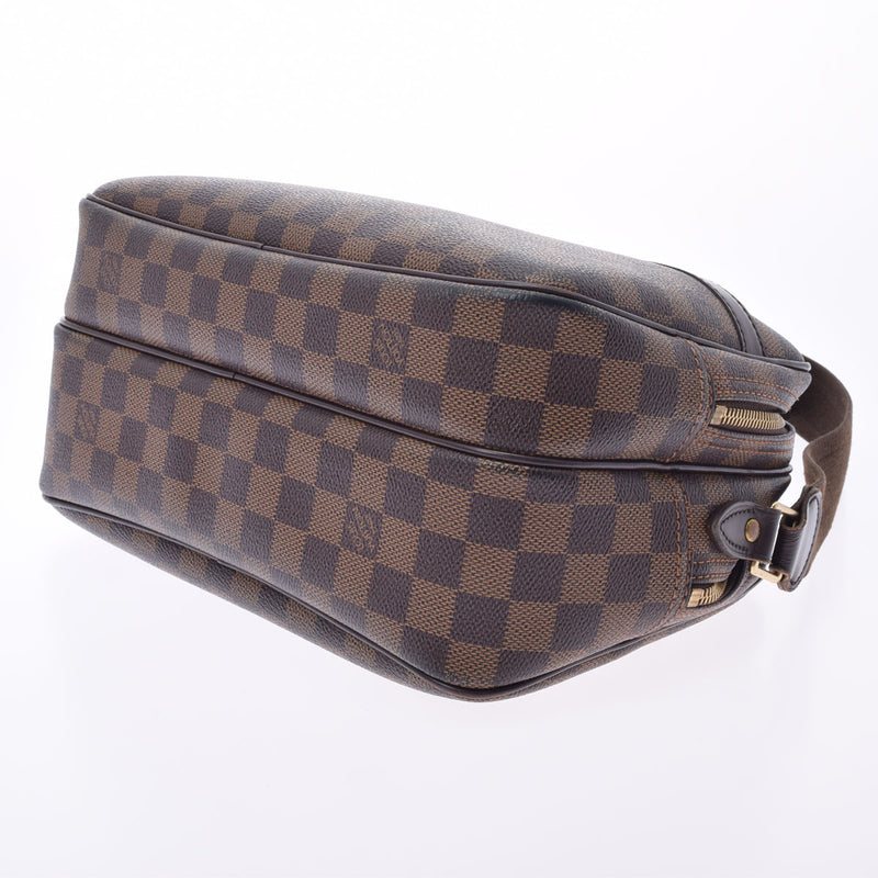 LOUIS VUITTON ルイヴィトン ダミエ リポーター PM SPオーダー　 ブラウン N45253 ユニセックス ダミエキャンバス セミショルダーバッグ Bランク 中古 銀蔵