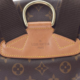 LOUIS VUITTON ルイヴィトン モノグラム モンスリ GM ブラウン M51135 レディース モノグラムキャンバス リュック・デイパック Bランク 中古 銀蔵