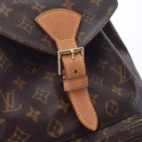 LOUIS VUITTON ルイヴィトン モノグラム モンスリ GM ブラウン M51135 レディース モノグラムキャンバス リュック・デイパック Bランク 中古 銀蔵