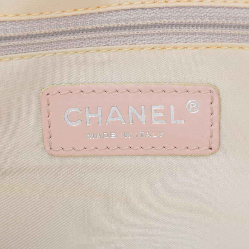 シャネルニュートラベルライン トート PM シャンパンゴールド シルバー金具 レディース ナイロン ハンドバッグ CHANEL 中古 – 銀蔵オンライン