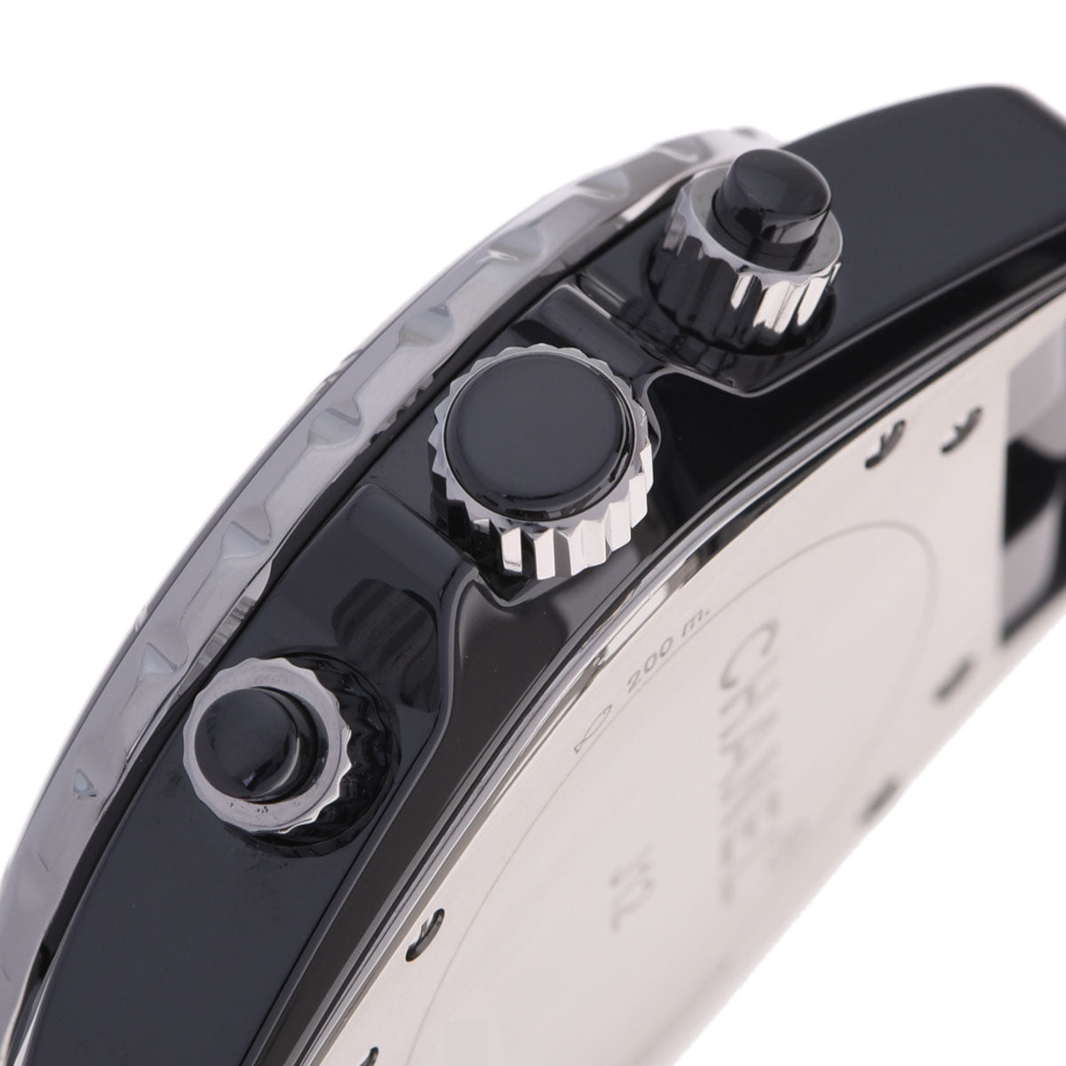 中古)CHANEL シャネル J12 クロノグラフ H2419 ブラック