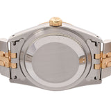 ROLEX ロレックス デイトジャスト 16233 メンズ YG/SS 腕時計 自動巻き ブラック文字盤 Aランク 中古 銀蔵