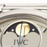 IWC SCHAFFHAUSEN アイダブリューシー シャフハウゼン リトル ダ ヴィンチ クロノ IW373605 レディース SS/革 腕時計 クオーツ アイボリー文字盤 Aランク 中古 銀蔵