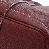 HERMES エルメス ガーデンパーティ TPM ルージュアッシュ パラジウム金具 □O刻印(2011年頃) レディース ネゴンダ ハンドバッグ Aランク 中古 銀蔵