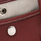 HERMES エルメス ガーデンパーティ TPM ルージュアッシュ パラジウム金具 □O刻印(2011年頃) レディース ネゴンダ ハンドバッグ Aランク 中古 銀蔵