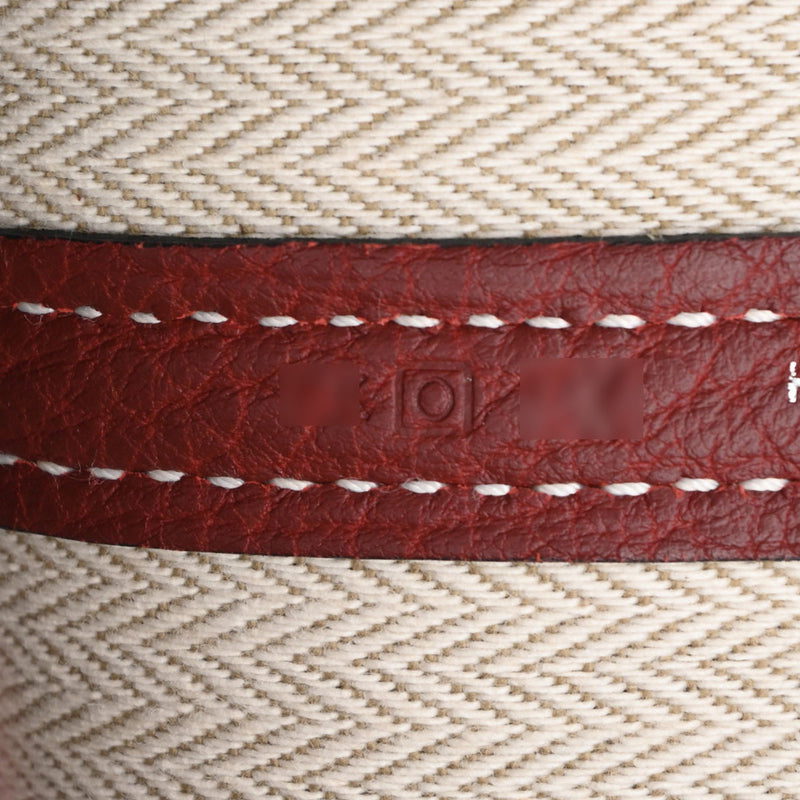 HERMES エルメス ガーデンパーティ TPM ルージュアッシュ パラジウム金具 □O刻印(2011年頃) レディース ネゴンダ ハンドバッグ Aランク 中古 銀蔵