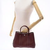 HERMES エルメス ガーデンパーティ TPM ルージュアッシュ パラジウム金具 □O刻印(2011年頃) レディース ネゴンダ ハンドバッグ Aランク 中古 銀蔵