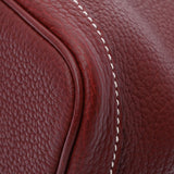 HERMES エルメス ガーデンパーティ TPM ルージュアッシュ パラジウム金具 □O刻印(2011年頃) レディース ネゴンダ ハンドバッグ Aランク 中古 銀蔵