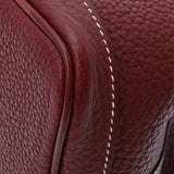 HERMES エルメス ガーデンパーティ TPM ルージュアッシュ パラジウム金具 □O刻印(2011年頃) レディース ネゴンダ ハンドバッグ Aランク 中古 銀蔵