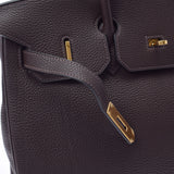 HERMES エルメス バーキン35 ショコラ ゴールド金具 □G刻印(2003年頃) レディース トゴ ハンドバッグ Aランク 中古 銀蔵