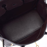 HERMES エルメス バーキン35 ショコラ ゴールド金具 □G刻印(2003年頃) レディース トゴ ハンドバッグ Aランク 中古 銀蔵