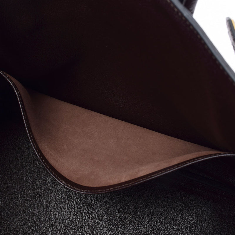 HERMES エルメス バーキン35 ショコラ ゴールド金具 □G刻印(2003年頃) レディース トゴ ハンドバッグ Aランク 中古 銀蔵