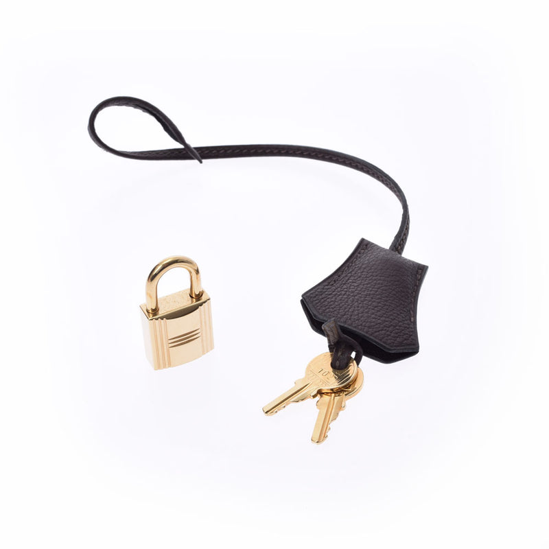 HERMES エルメス バーキン35 ショコラ ゴールド金具 □G刻印(2003年頃) レディース トゴ ハンドバッグ Aランク 中古 銀蔵