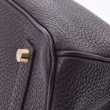 HERMES エルメス バーキン35 ショコラ ゴールド金具 □G刻印(2003年頃) レディース トゴ ハンドバッグ Aランク 中古 銀蔵