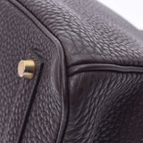HERMES エルメス バーキン35 ショコラ ゴールド金具 □G刻印(2003年頃) レディース トゴ ハンドバッグ Aランク 中古 銀蔵