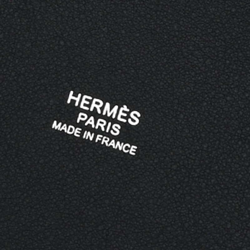 HERMES エルメス ピコタンロック PM カーゴ 黒 パラジウム金具 U刻印(2022年頃) レディース スイフト トワルゴエラン ハンドバッグ 未使用 銀蔵