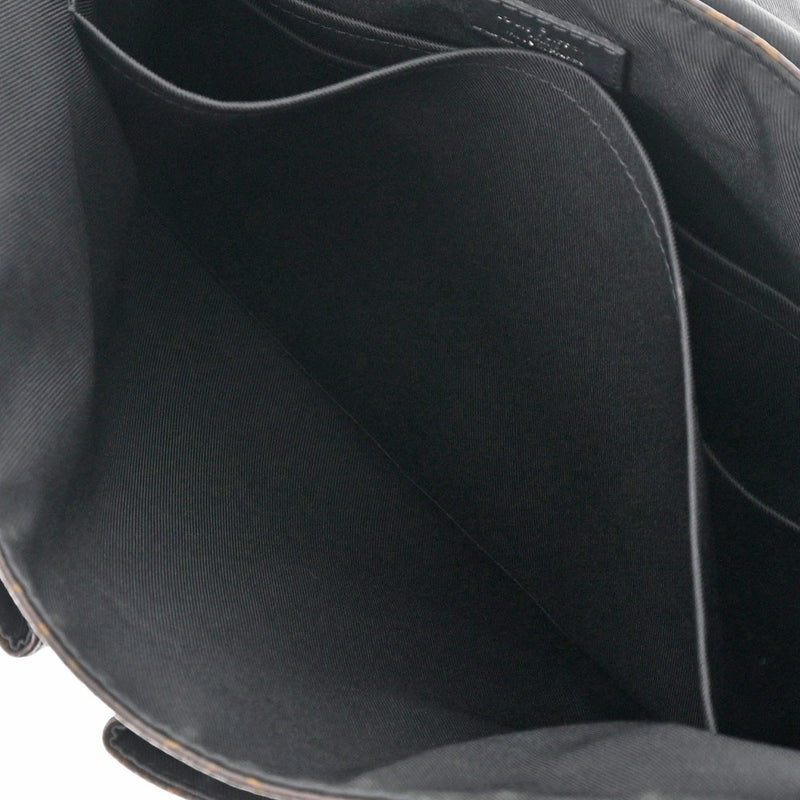 LOUIS VUITTON ルイヴィトン モノグラム マカサー クリストファー ブラウン/ブラック M41643 メンズ モノグラムマカサー メッセンジャーバッグ ABランク 中古 銀蔵