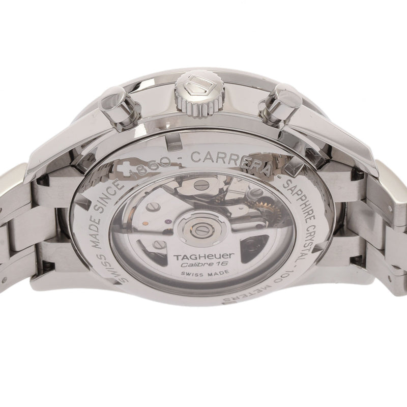 TAG HEUER CV2015-3 カレラ クロノグラフ 腕時計 SS SS メンズ