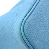 HERMES エルメス ガーデンパーティ PM ブルーノール パラジウム金具 D刻印(2019年頃) レディース ネゴンダ ハンドバッグ Aランク 中古 銀蔵