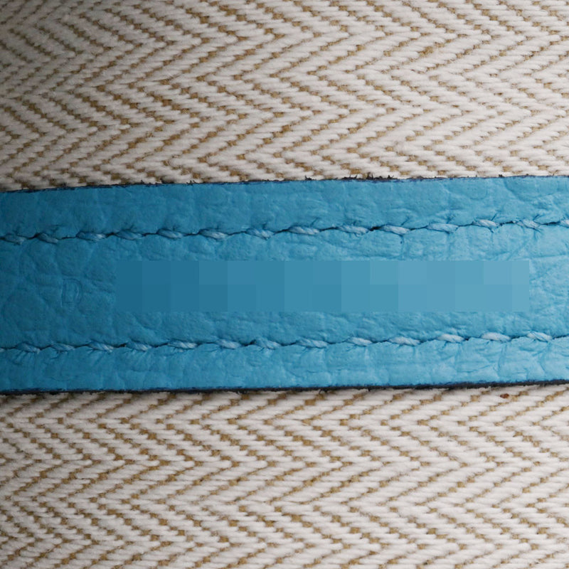 HERMES エルメス ガーデンパーティ PM ブルーノール パラジウム金具 D刻印(2019年頃) レディース ネゴンダ ハンドバッグ Aランク 中古 銀蔵