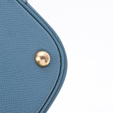 HERMES エルメス ボリード37  ブルージーン ゴールド金具 □F刻印(2002年頃) レディース クシュベル ハンドバッグ ABランク 中古 銀蔵