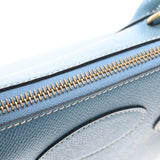HERMES エルメス ボリード37  ブルージーン ゴールド金具 □F刻印(2002年頃) レディース クシュベル ハンドバッグ ABランク 中古 銀蔵