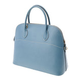 HERMES エルメス ボリード37  ブルージーン ゴールド金具 □F刻印(2002年頃) レディース クシュベル ハンドバッグ ABランク 中古 銀蔵