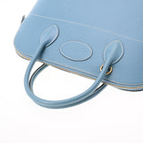 HERMES エルメス ボリード37  ブルージーン ゴールド金具 □F刻印(2002年頃) レディース クシュベル ハンドバッグ ABランク 中古 銀蔵