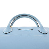 HERMES エルメス ボリード37  ブルージーン ゴールド金具 □F刻印(2002年頃) レディース クシュベル ハンドバッグ ABランク 中古 銀蔵