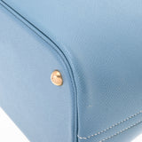 HERMES エルメス ボリード37  ブルージーン ゴールド金具 □F刻印(2002年頃) レディース クシュベル ハンドバッグ ABランク 中古 銀蔵