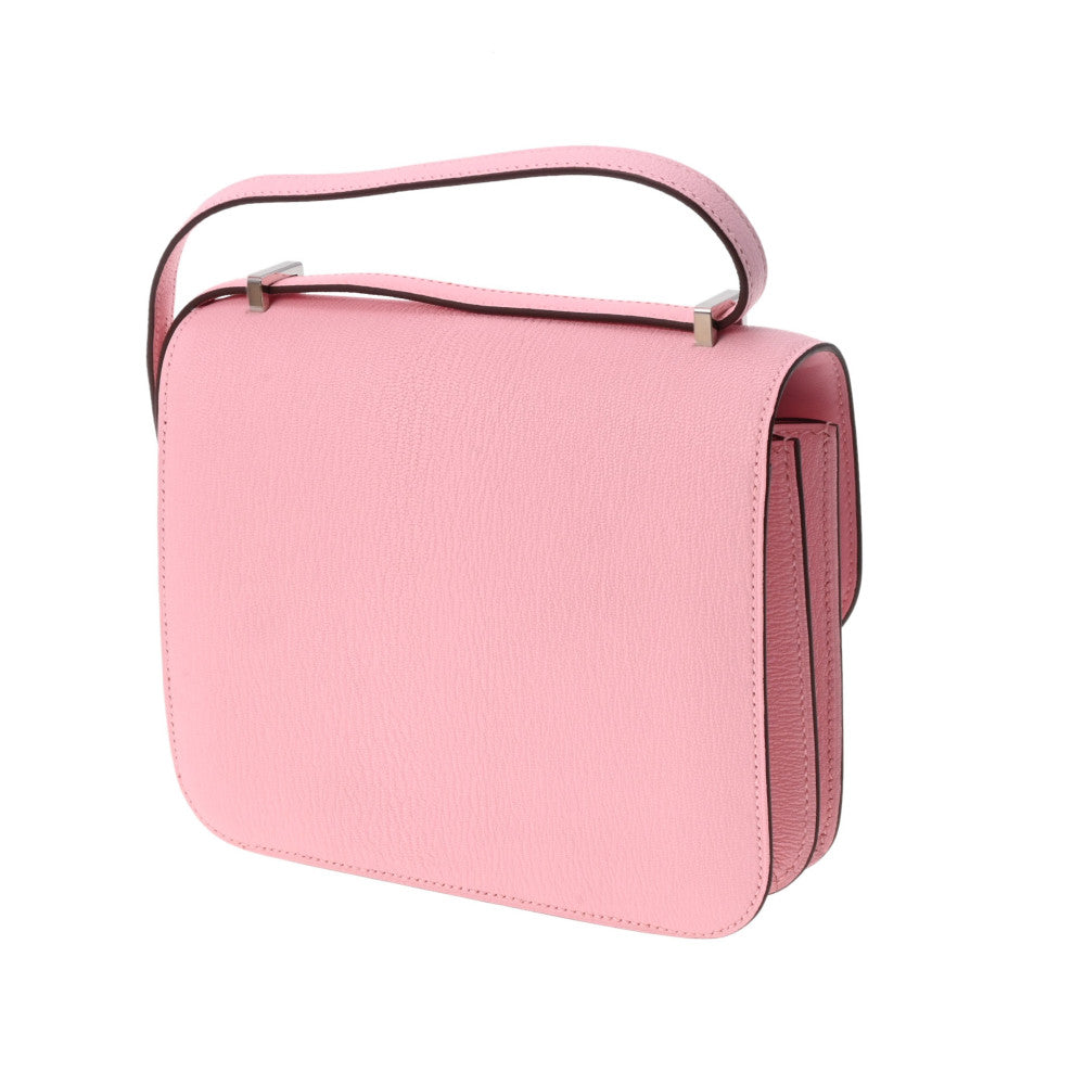 【新品未使用】 HERMES バスティア ローズサクラ シェーブル W刻印 HERMES エルメス コインケース バスティア ローズサクラ