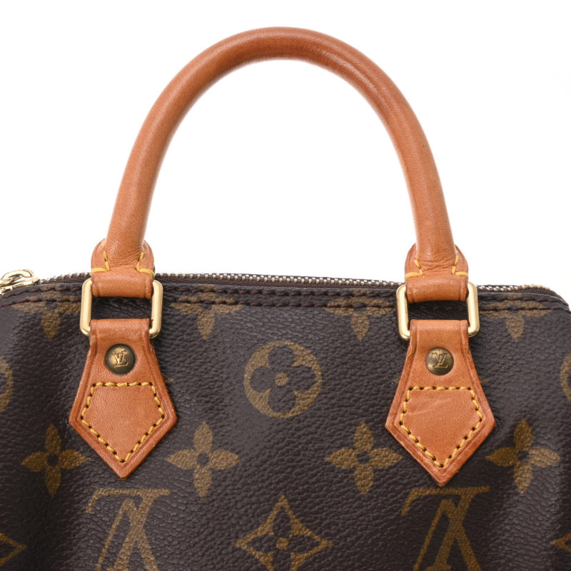 LOUIS VUITTON ルイヴィトン モノグラム ミニスピーディ ブラウン M41534 レディース モノグラムキャンバス ハンドバッグ Bランク 中古 銀蔵