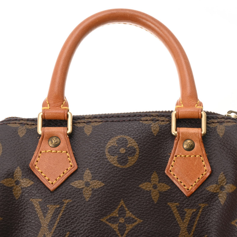 LOUIS VUITTON ルイヴィトン モノグラム ミニスピーディ ブラウン M41534 レディース モノグラムキャンバス ハンドバッグ Bランク 中古 銀蔵