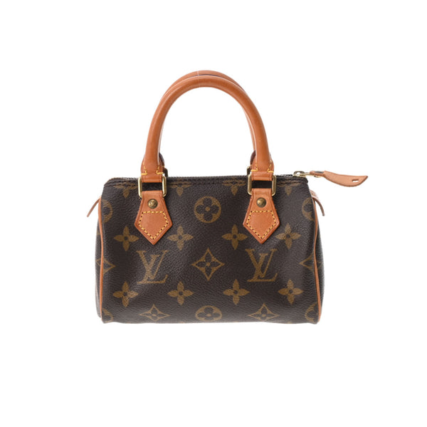 LOUIS VUITTON ルイヴィトン モノグラム ミニスピーディ ブラウン M41534 レディース モノグラムキャンバス ハンドバッグ Bランク 中古 銀蔵