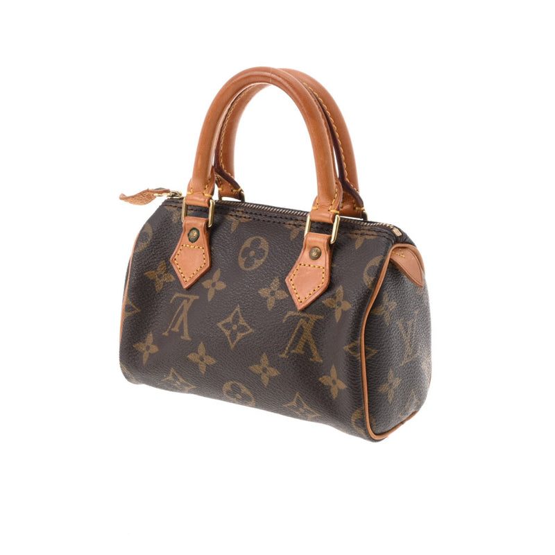 LOUIS VUITTON ルイヴィトン モノグラム ミニスピーディ ブラウン M41534 レディース モノグラムキャンバス ハンドバッグ Bランク 中古 銀蔵