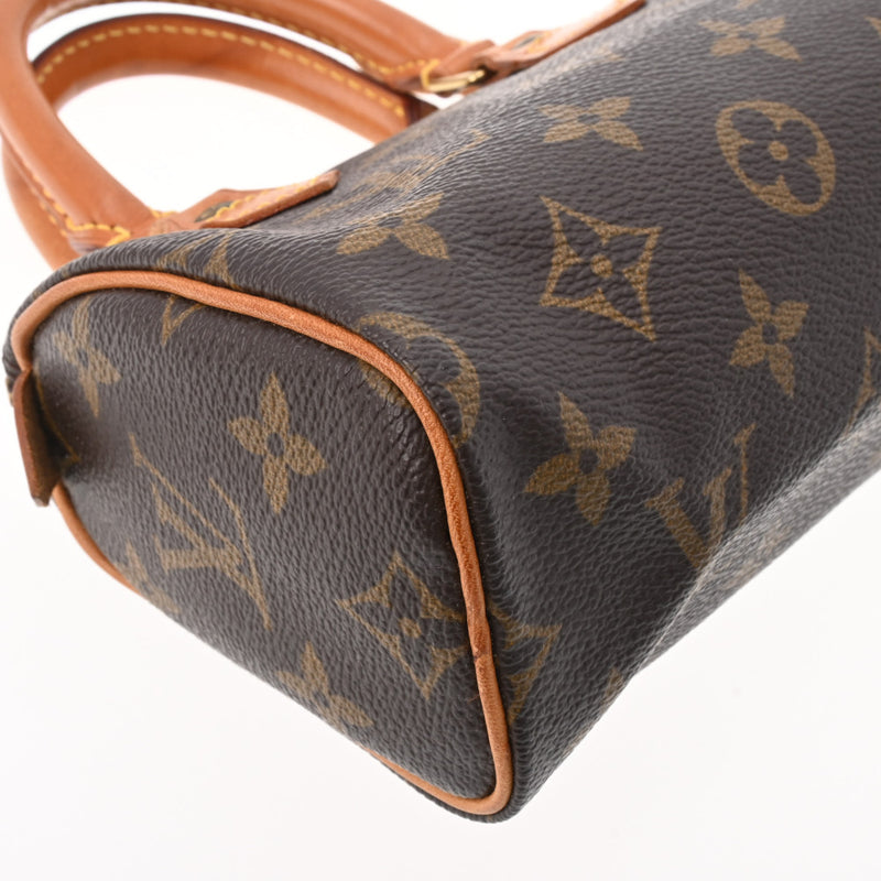 LOUIS VUITTON ルイヴィトン モノグラム ミニスピーディ ブラウン M41534 レディース モノグラムキャンバス ハンドバッグ Bランク 中古 銀蔵