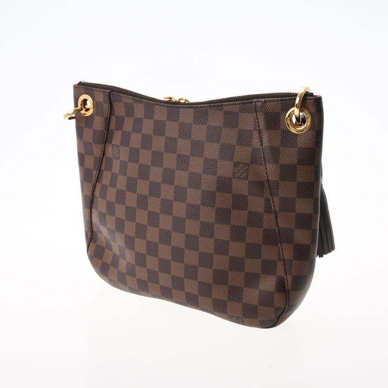 LOUIS VUITTON ルイヴィトン ダミエ サウスバンク ブラウン/エベヌ N42230 レディース ダミエキャンバス ショルダーバッグ ABランク 中古 銀蔵