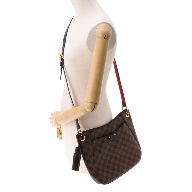 LOUIS VUITTON ルイヴィトン ダミエ サウスバンク ブラウン/エベヌ N42230 レディース ダミエキャンバス ショルダーバッグ ABランク 中古 銀蔵